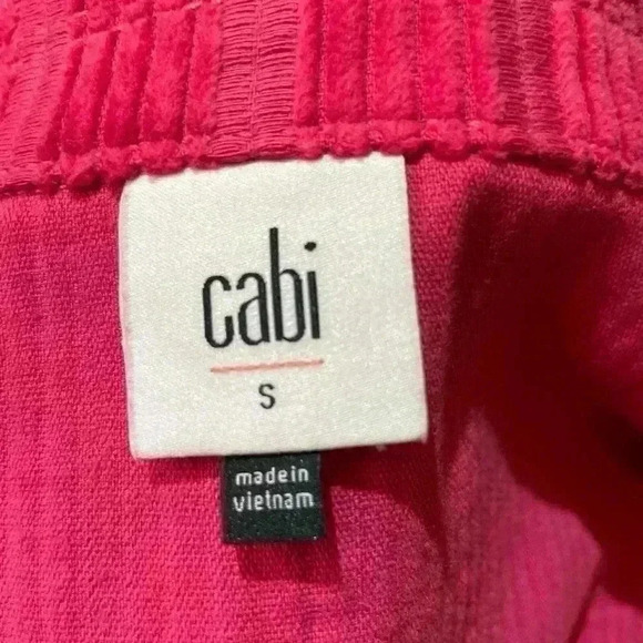 CAbi Pink Corduroy Jacket size S - Picture 4 of 8